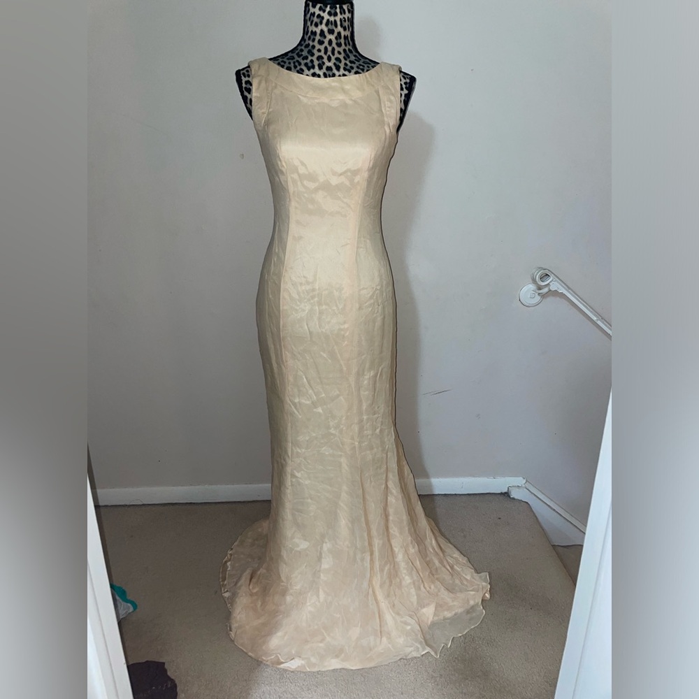 Bridesmaid chiffon dress